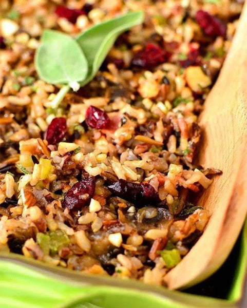 Holger Gronwall's Special Wild Rice, Apple, Cranberry Turkey Stuffing