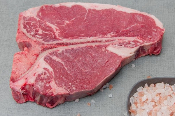 T-Bone Steak Grass Fed PORTIONED $29.99kg