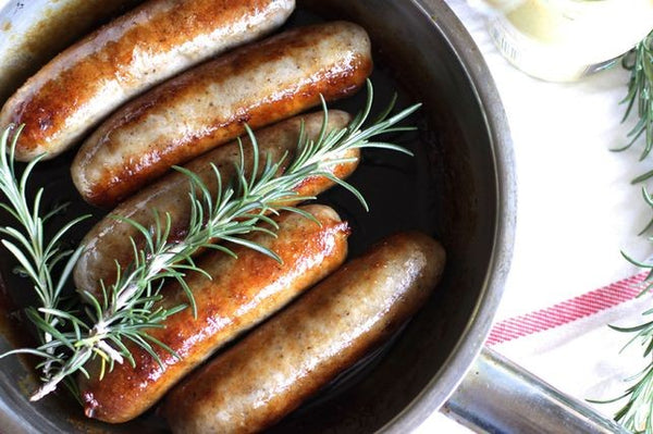 Beef Red Wine & Herb Sausages $19.99kg